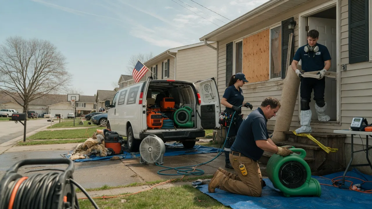 Water Damage Restoration in Van Orin, IL near me